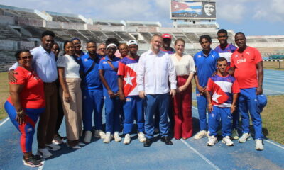 Andrew Parsons, presidente del Comité Paralímpico Internacional, visita LA ESCUELA Superior de Fomación de Atletas de Alto Rendimineto (Esfaaar) Giraldo Córdova Cardín